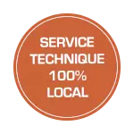 Service technique 100% local