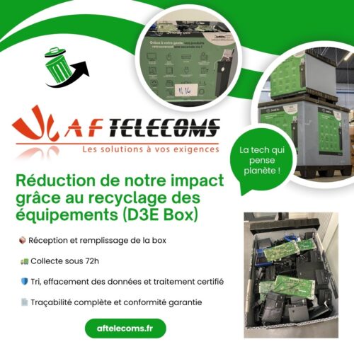 Politique environnementale : AF TELECOMS réduit son impact grâce à une démarche RSE ambitieuse