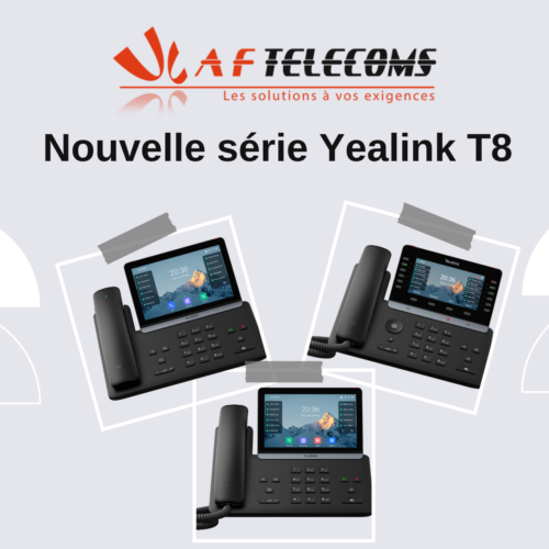 Téléphones IP Yealink série T8 : la téléphonie d’entreprise nouvelle génération en Normandie