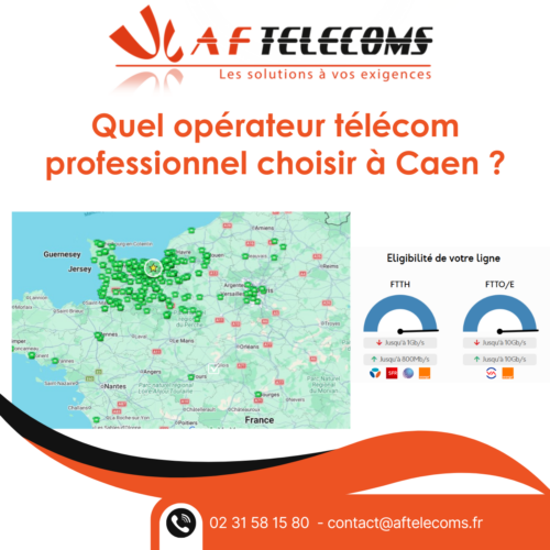 Opérateur télécom entreprise à Caen : quelle solution choisir dans le Calvados ?